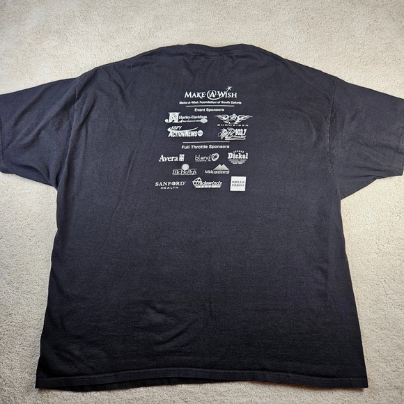 Men's Iconic Harley Davidson Hot Harley Nights‎ Sioux Falls SD T-Shirt Size 3XL - Picture 5 of 6